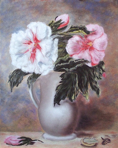 126 duo.jpg - Duo (60x80 cm)   &nbsp;Vendu&nbsp; 